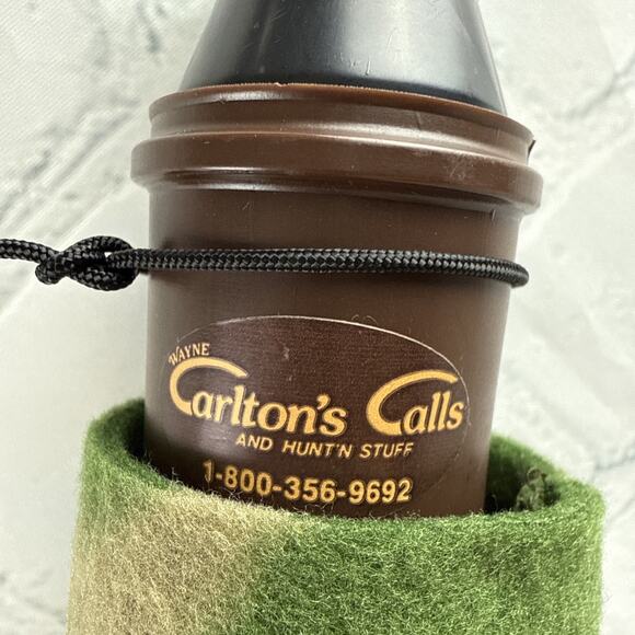 Hunters Specialties Wayne Carlton's Diaphragm Bugle And Cow Grunt Tube Call - Picture 2 of 9